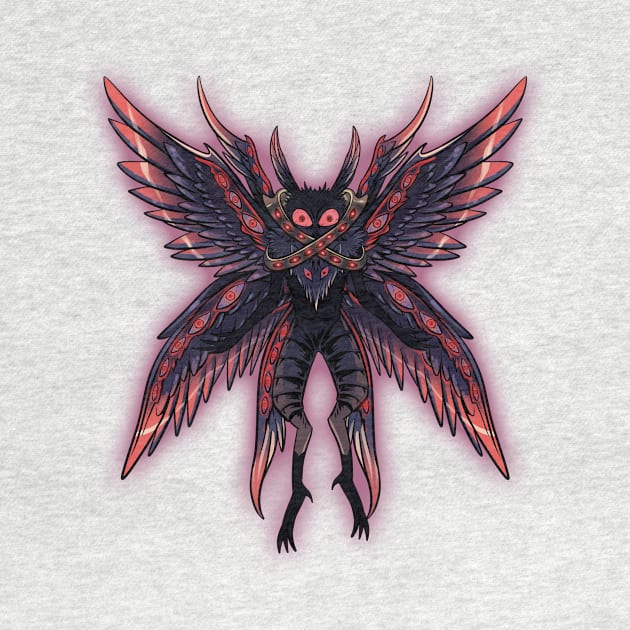 Mysterious Guardian: Cryptid Mothman Angel by Holymayo Tee